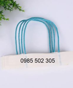 Quai giấy xoắn kraft màu xanh dương