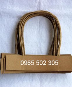 Quai Giấy Xoắn Kraft Vàng Nâu