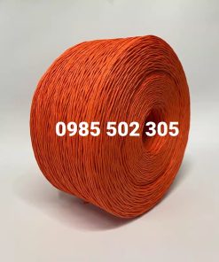 Dây giấy màu cam sử dụng làm đồ thủ công