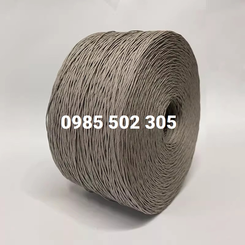 Dây giấy màu xám, cuộn đóng gói 20kg