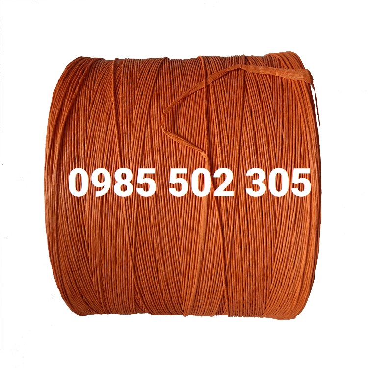 Dây giấy 1mm màu cam