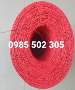 Dây giấy 1mm màu đỏ nhạt
